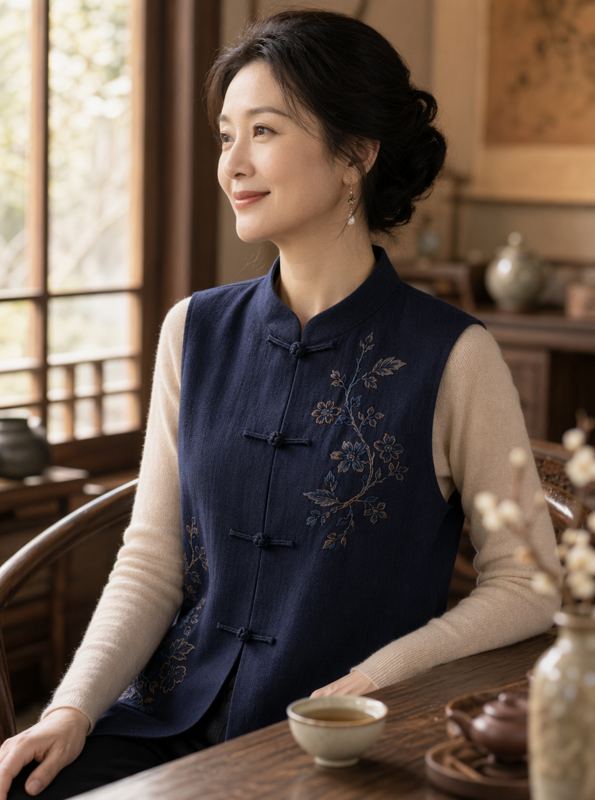 Outfit scene: afternoon in a teahouse