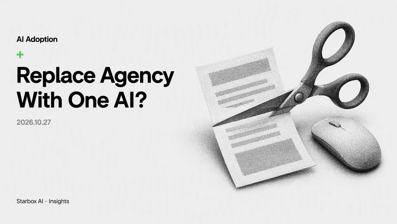 Should One AI Operator Replace Your Outsourced Content Agency?