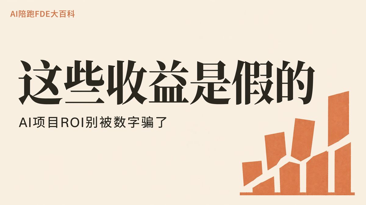 算AI的ROI，四类数字不能直接当收益