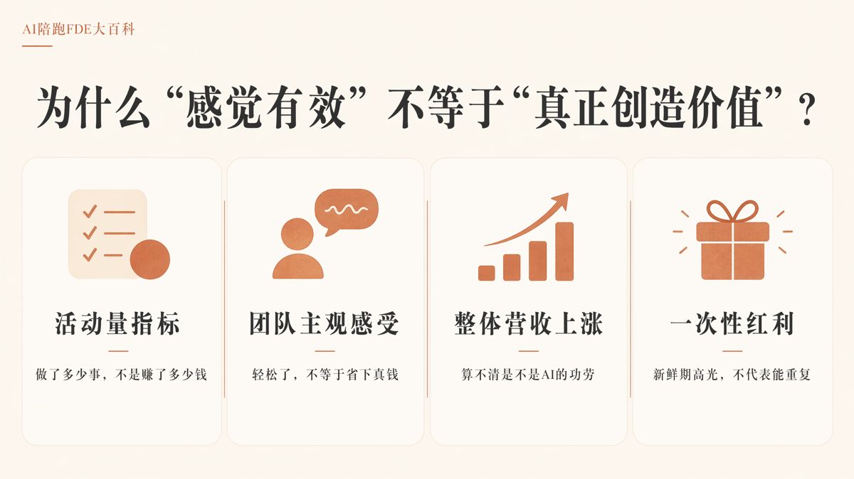 算AI的ROI，四类数字不能直接当收益