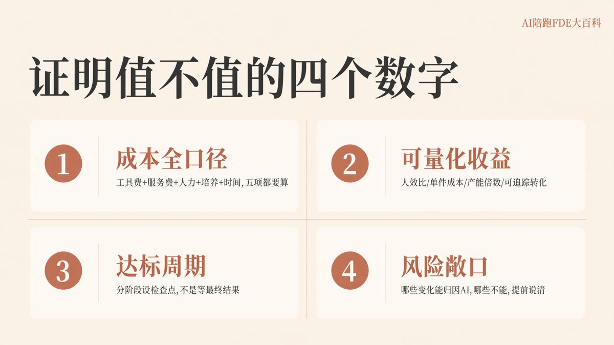 AI陪跑值不值?老闆和董事會要看四項數據
