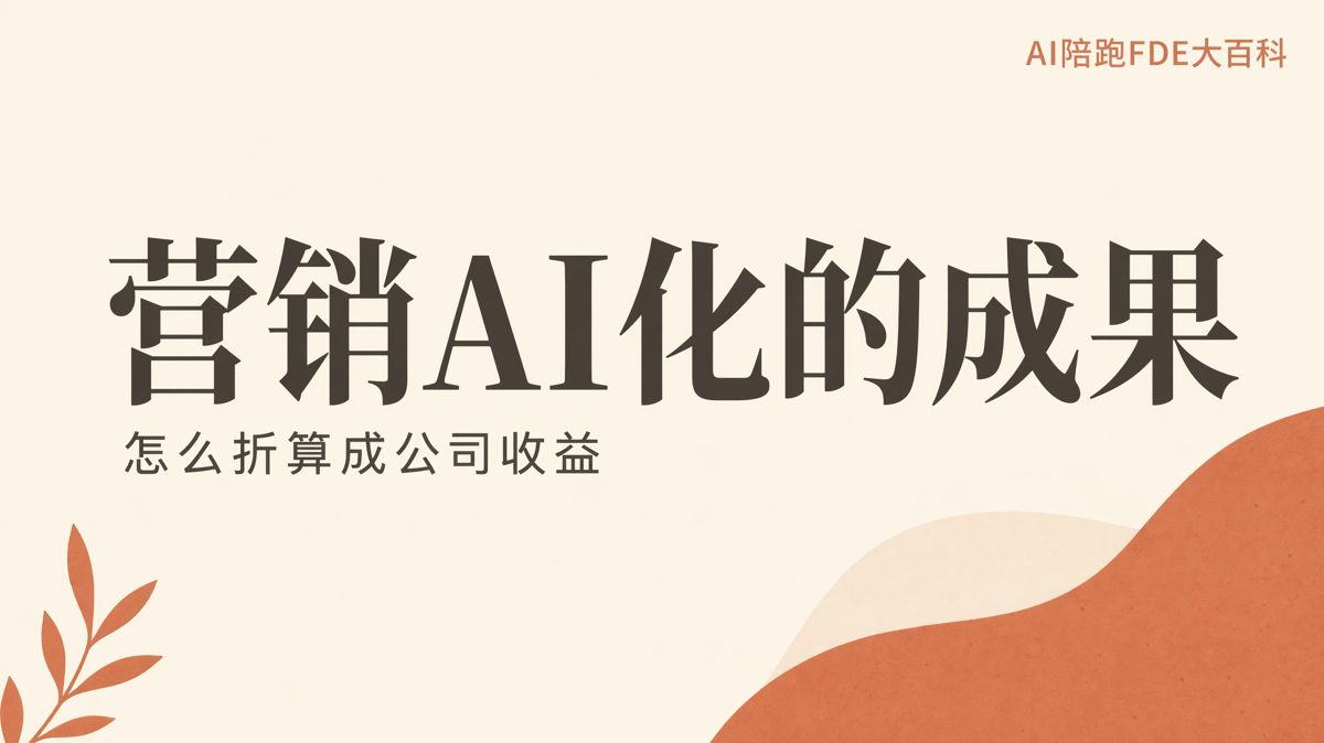 营销AI化有没有收益，不能只看内容产量