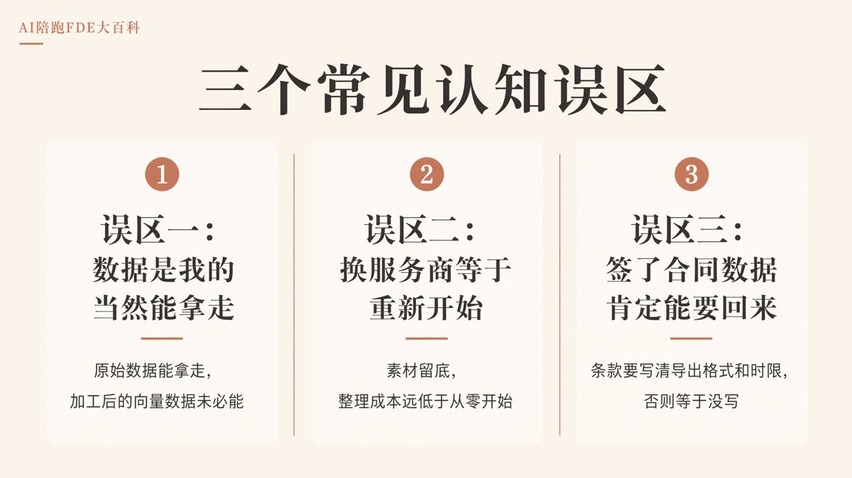 換AI服務商，數據和知識庫能帶走多少？