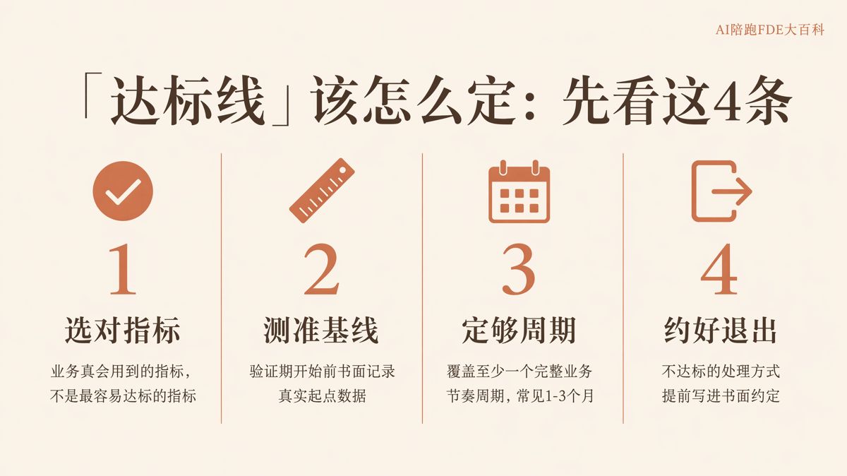 AI驗證期,先把達標線寫清楚
