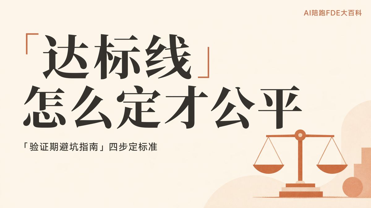 AI驗證期,先把達標線寫清楚