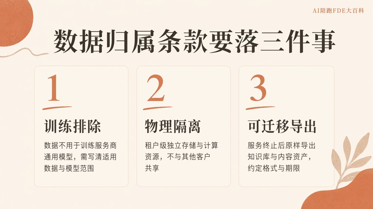 AI陪跑合同数据归属怎么约定