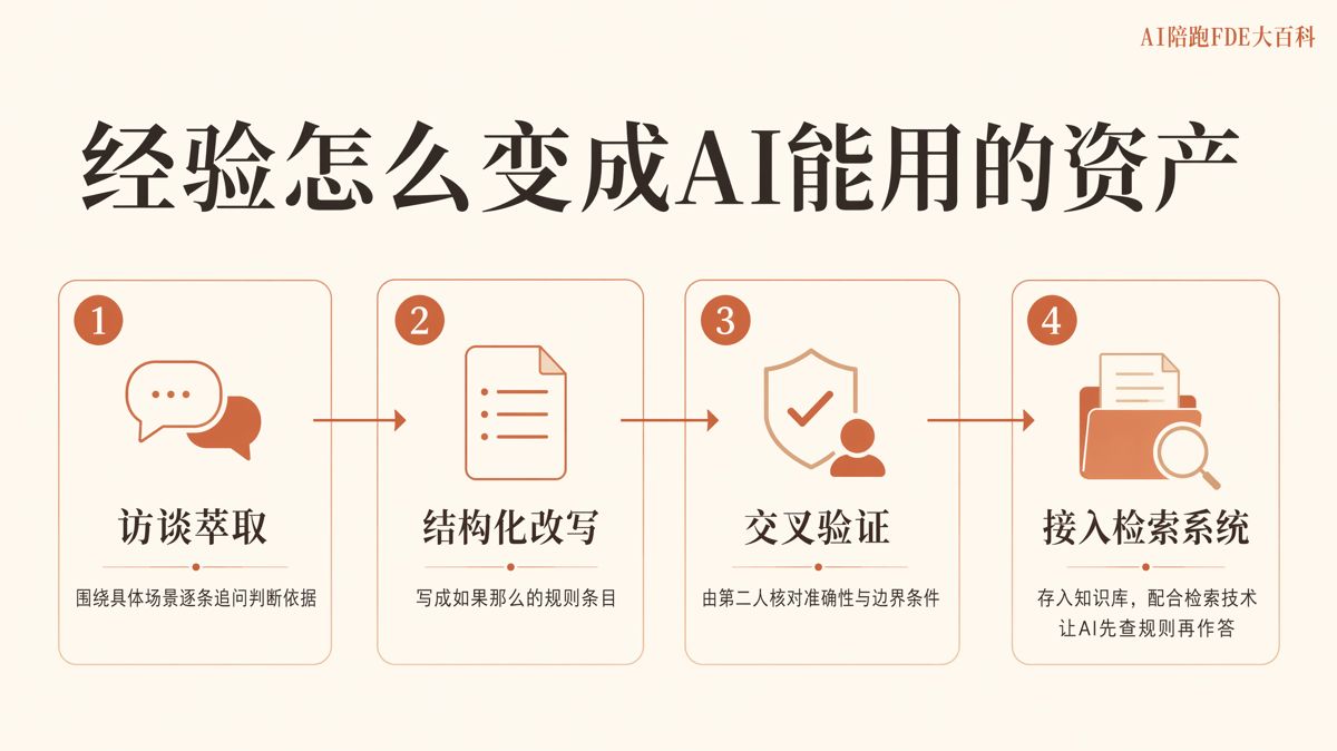 如何把老員工經驗變成AI可用的知識資產