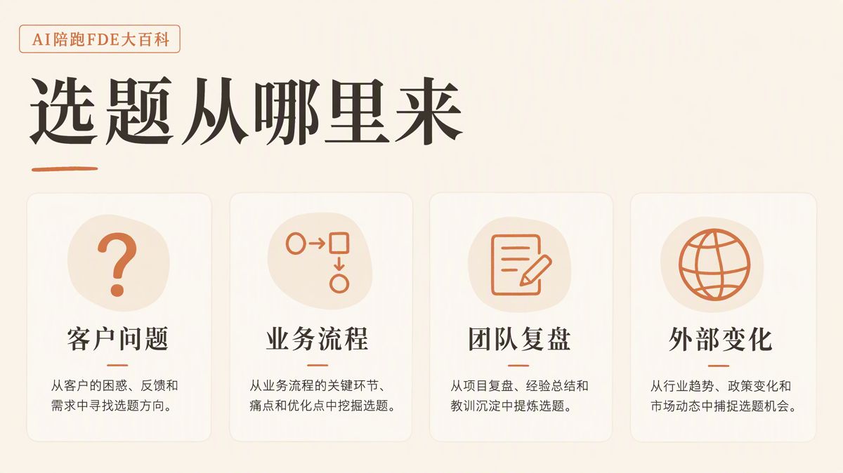 选题总断档?先把素材变成系统