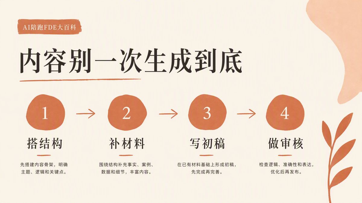 AI寫的內容，怎麼改到能直接發佈