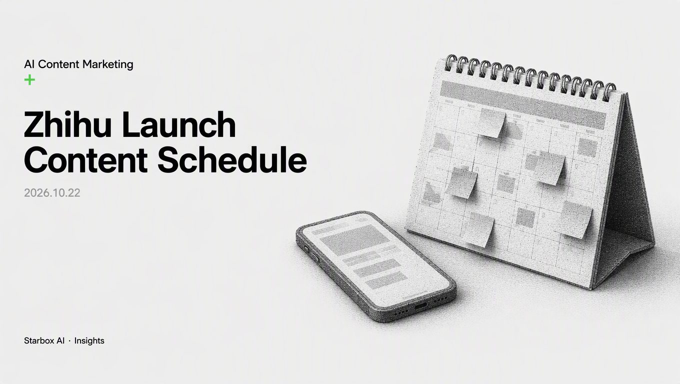 How to Schedule Content on Zhihu for a Product Launch