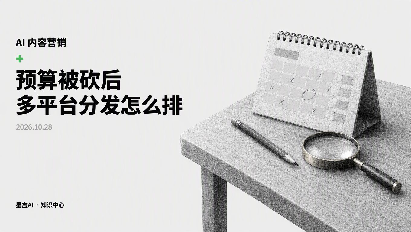 預算被砍要證明價值，多平台分發節奏該不該從日更平鋪轉向波次造浪