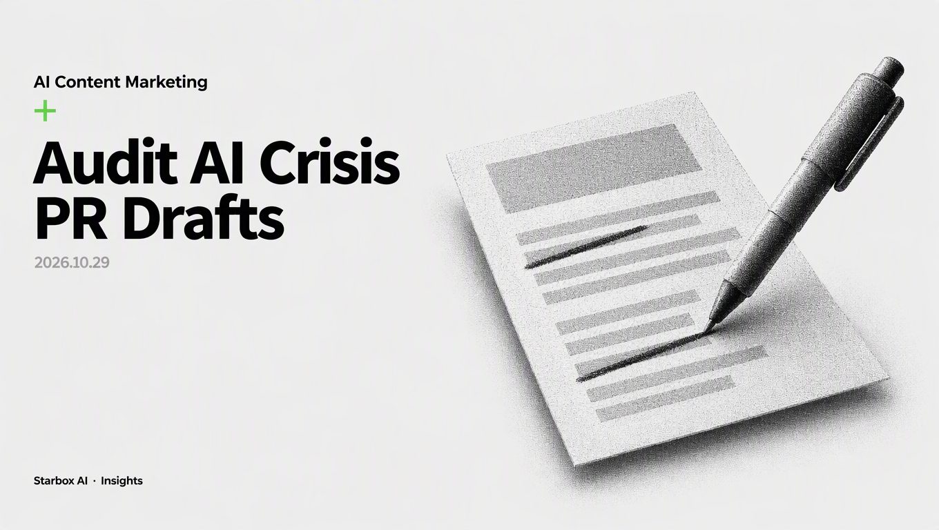 How to Audit AI Crisis PR Drafts When Facing Zhihu Backlash