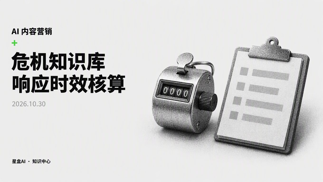 搭建危機知識庫,公眾號澄清推文響應工時從8小時降到40分鐘