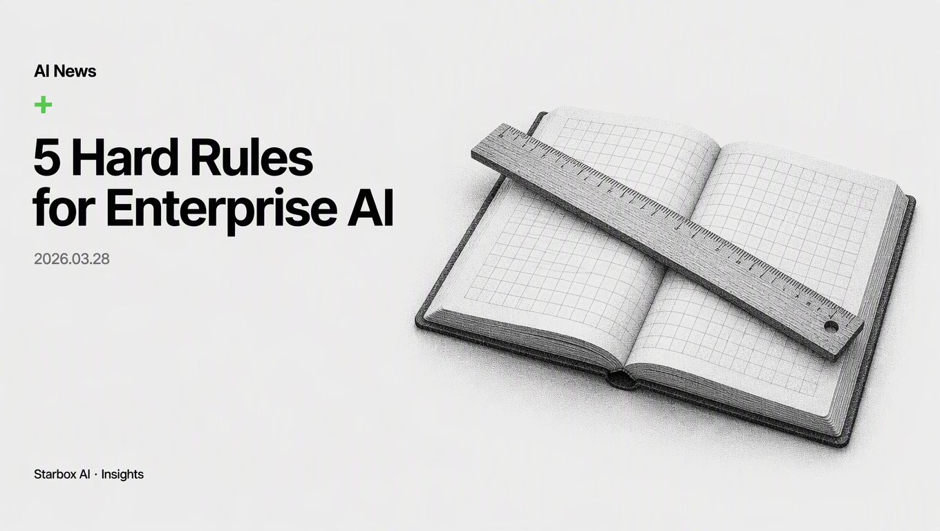 5 Hard Rules for Enterprise AI Adoption: A Q1 2026 Retrospective