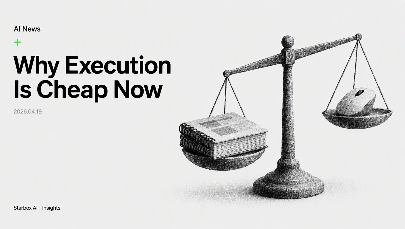 Cursor at $50B, a 4-Month-Old Startup at $4B: Why Execution Is Cheap Now