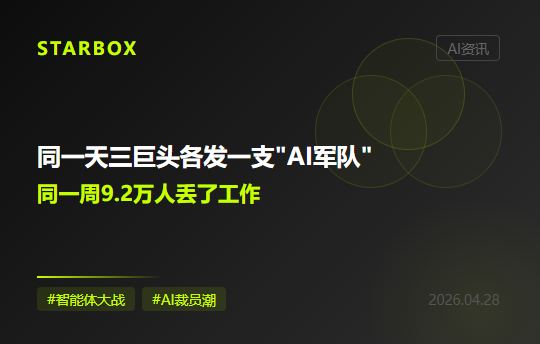 同一天,三大巨頭各發一支"AI軍隊",同一周,9.2萬人丟了工作——企業智能體大戰的真正贏家是誰?