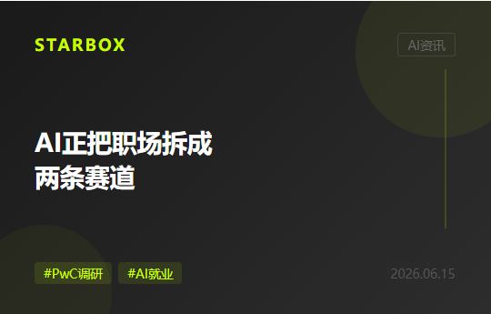 PwC調研：AI正把職場拆成兩條賽道，初級崗位被迫"提前成熟"