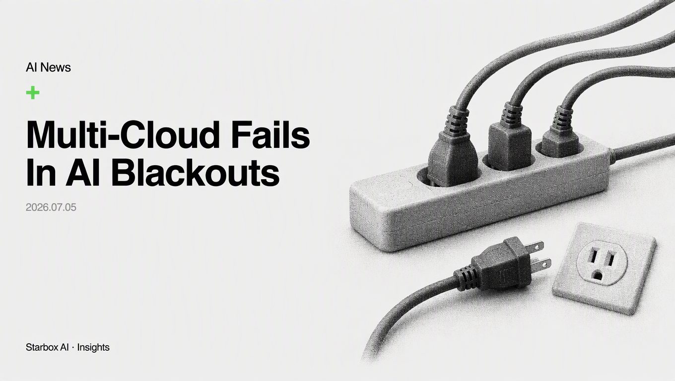 Why Multi-Cloud Can't Save You from a 19-Day AI Blackout