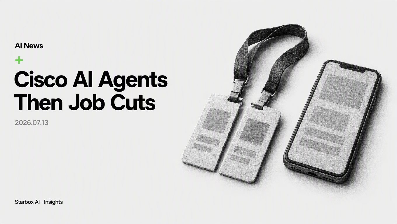 Cisco Gave 90,000 Staff AI Agents, Then Cut 4,000 Jobs