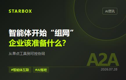 智能体开始“组网”:企业下一张底牌,不是多做几个Agent
