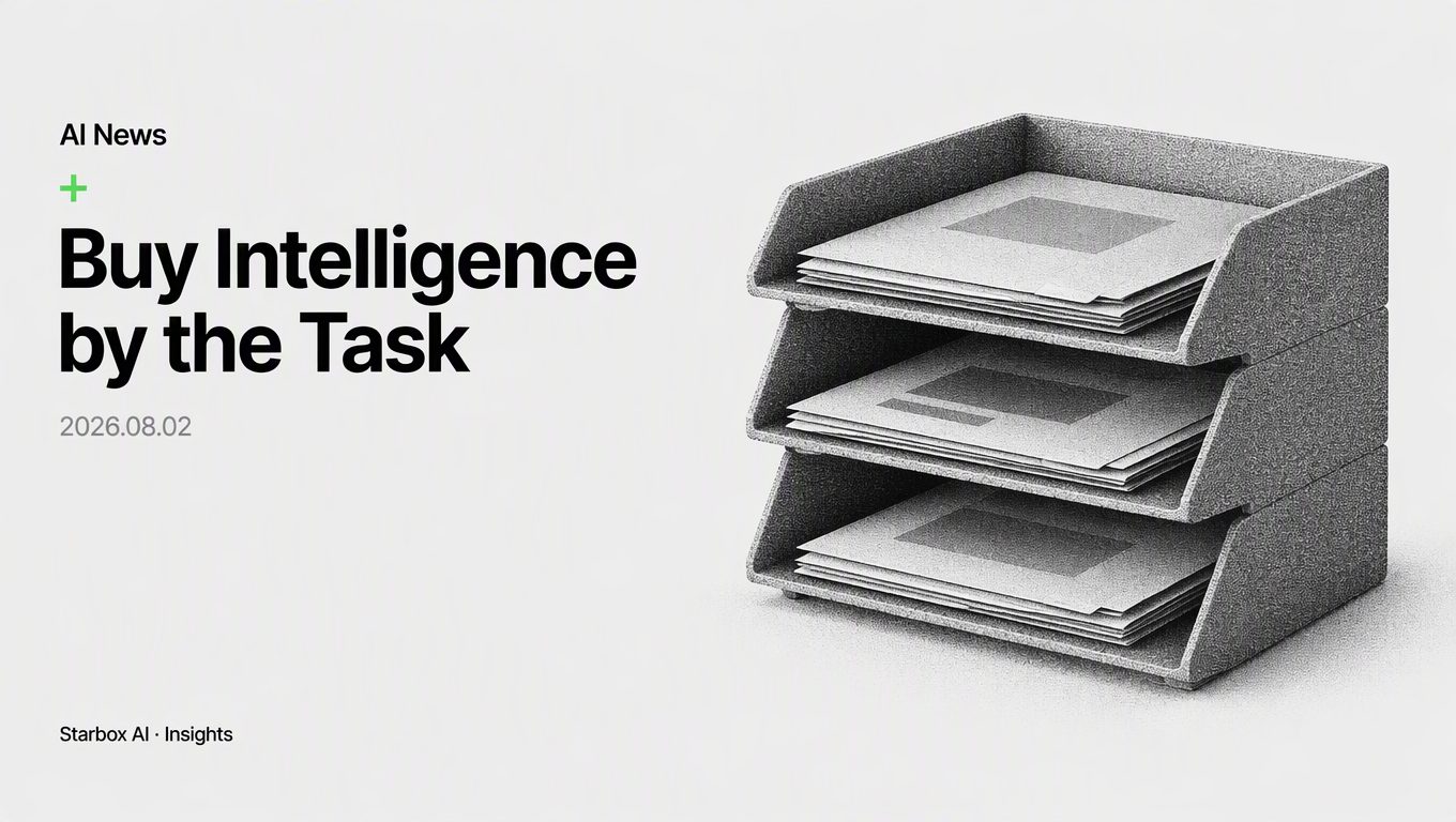 Cheaper AI Models Mean You Should Buy Intelligence by the Task