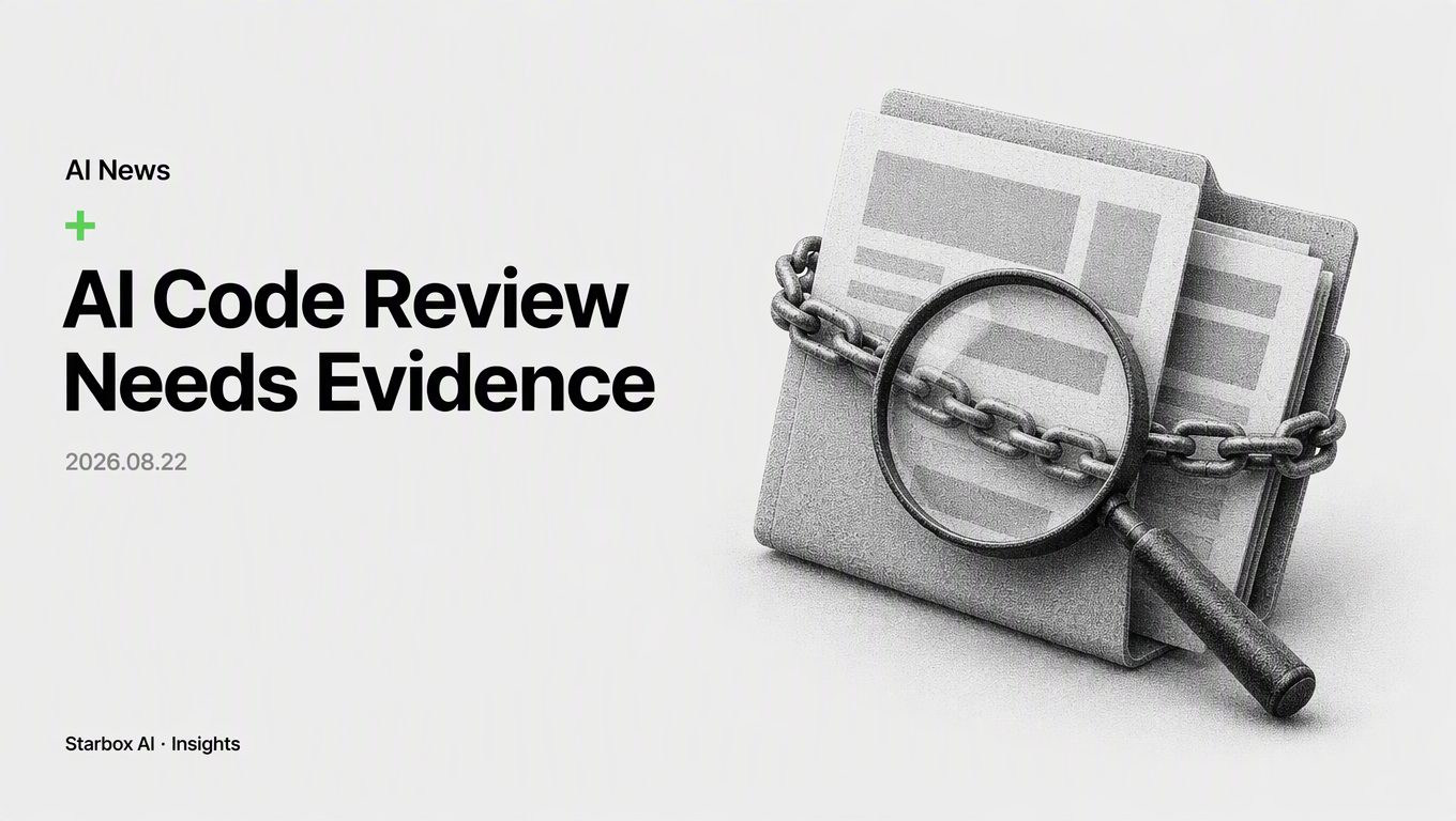 Why Faster Code Review Agents Need an Evidence Chain
