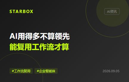 AI用得多不算領先：能複用工作流才算