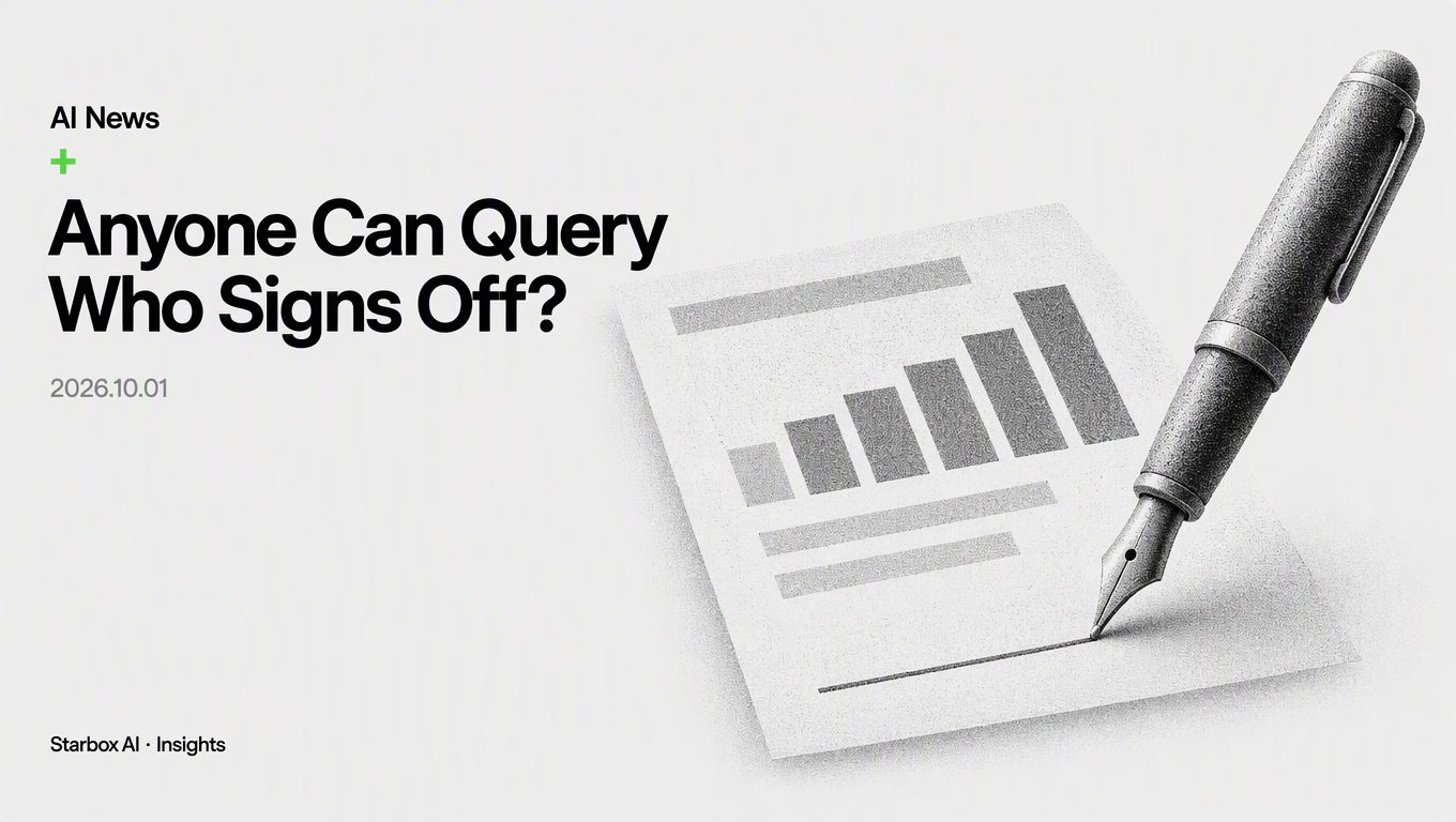 When Anyone Can Query Data, Who Signs Off on the Answer?
