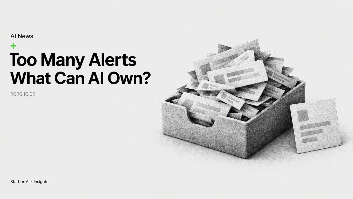 When Alerts Overwhelm You, What Should AI Agents Actually Own?
