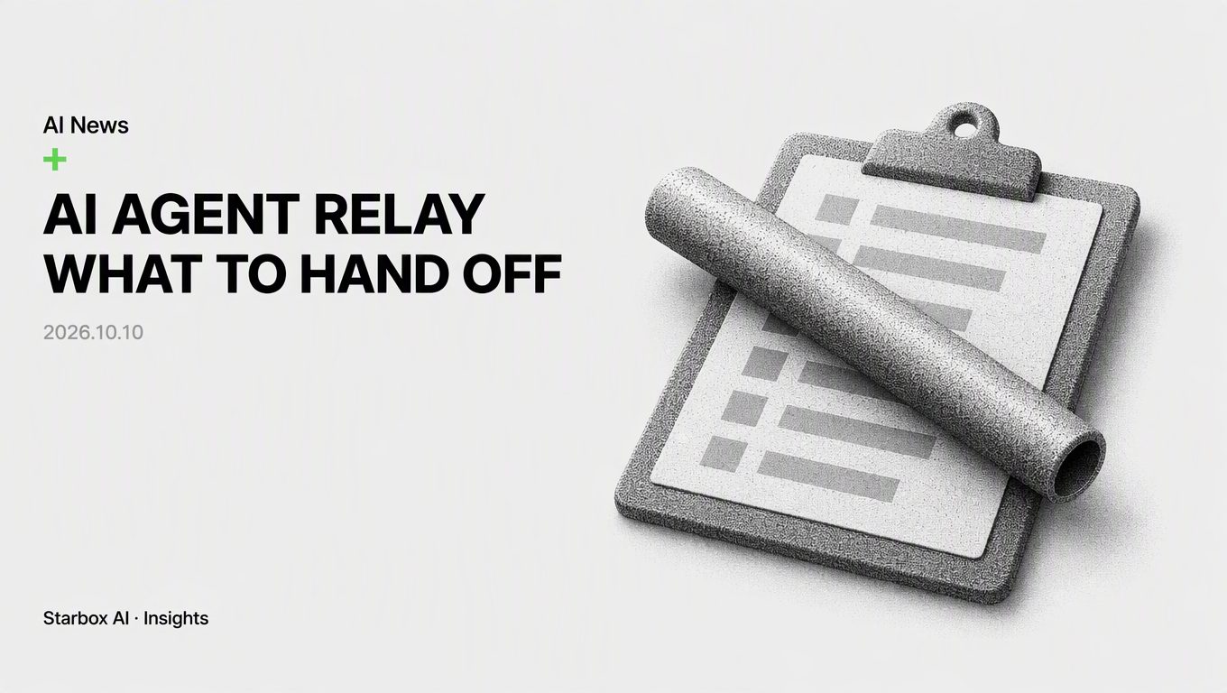 When AI Agents Relay Tasks, What Should They Hand Off?
