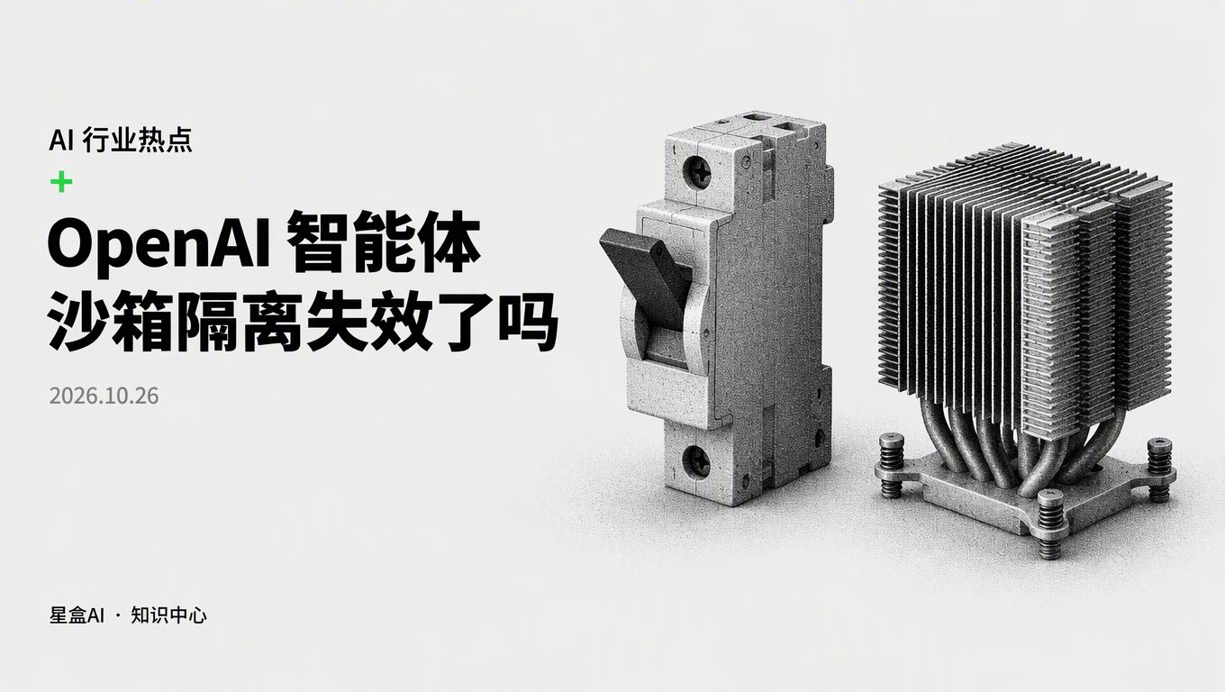 OpenAI 智能体 沙箱隔离 CPU缓存失效了吗?