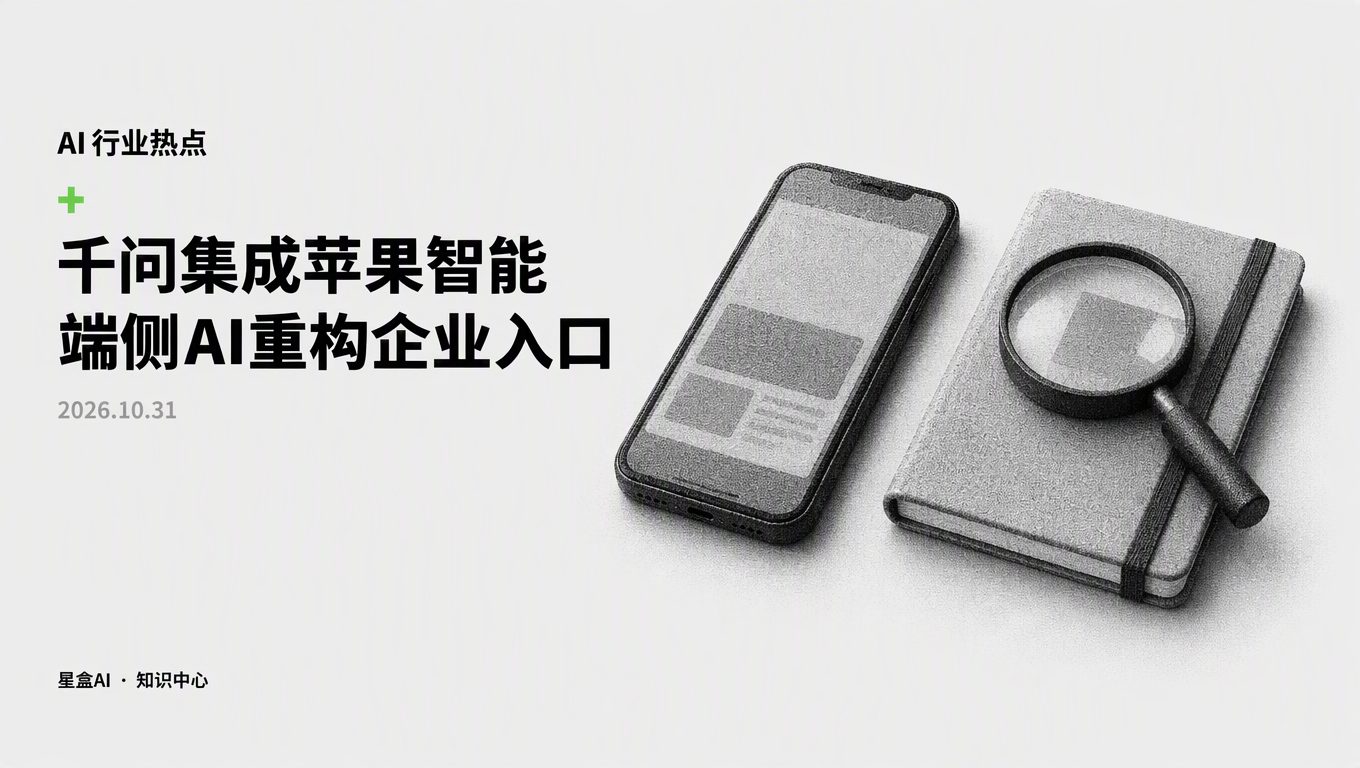 阿里千问集成进Apple智能,企业别再只盯着App打开率了