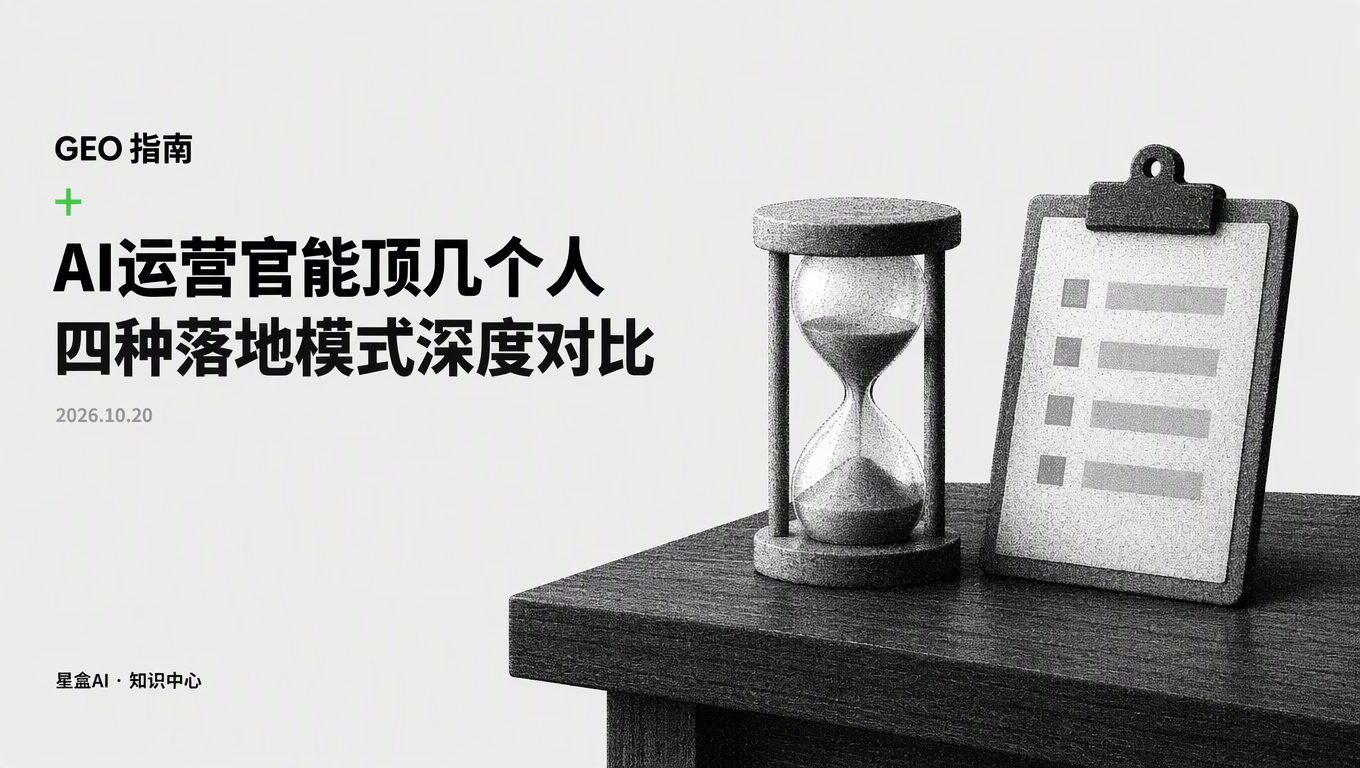 一个AI运营官能顶几个人?四种团队落地模式对比