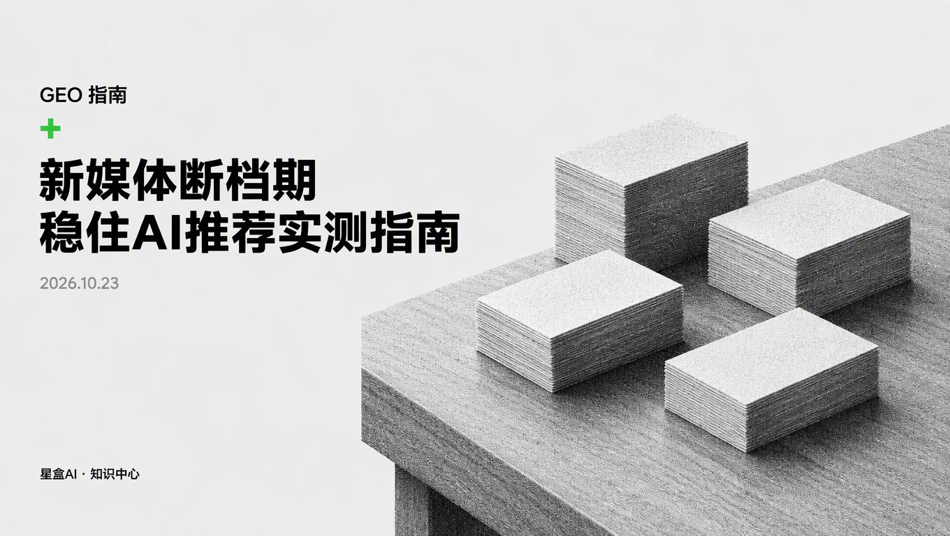 新媒體斷檔期怎麼穩住AI推薦?4套信源組合實測指南