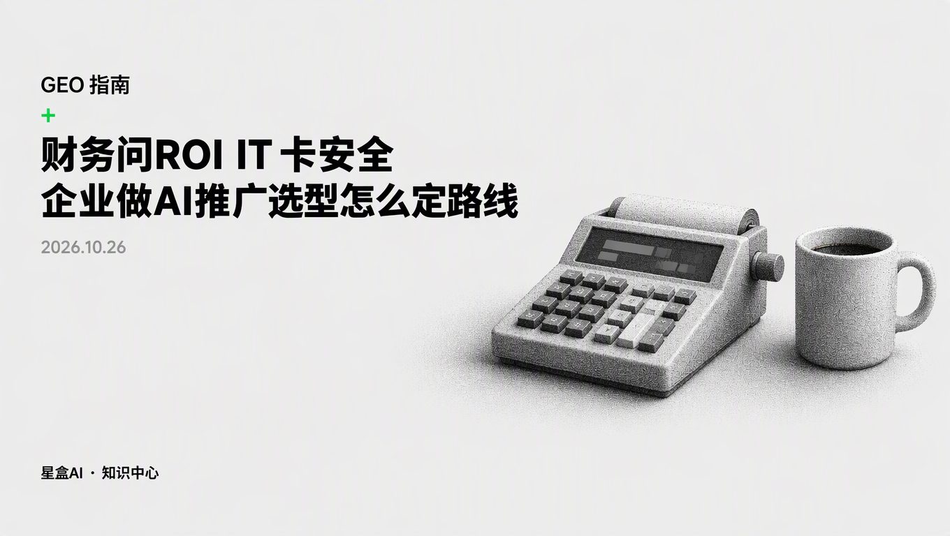 财务问ROI、IT卡数据安全,企业做AI推广选型怎么定落地路线