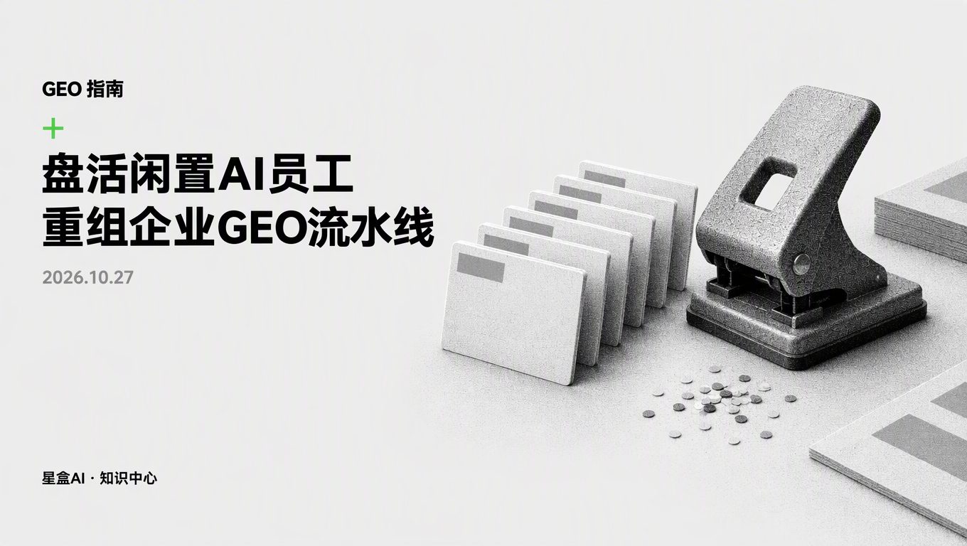 买了年框平台200多个AI员工闲置?6步自查盘活企业GEO内容流水线