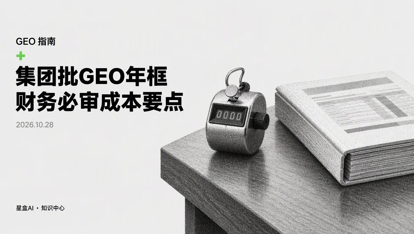 集團批150萬GEO年框預算前,財務必審的5個成本核驗要點