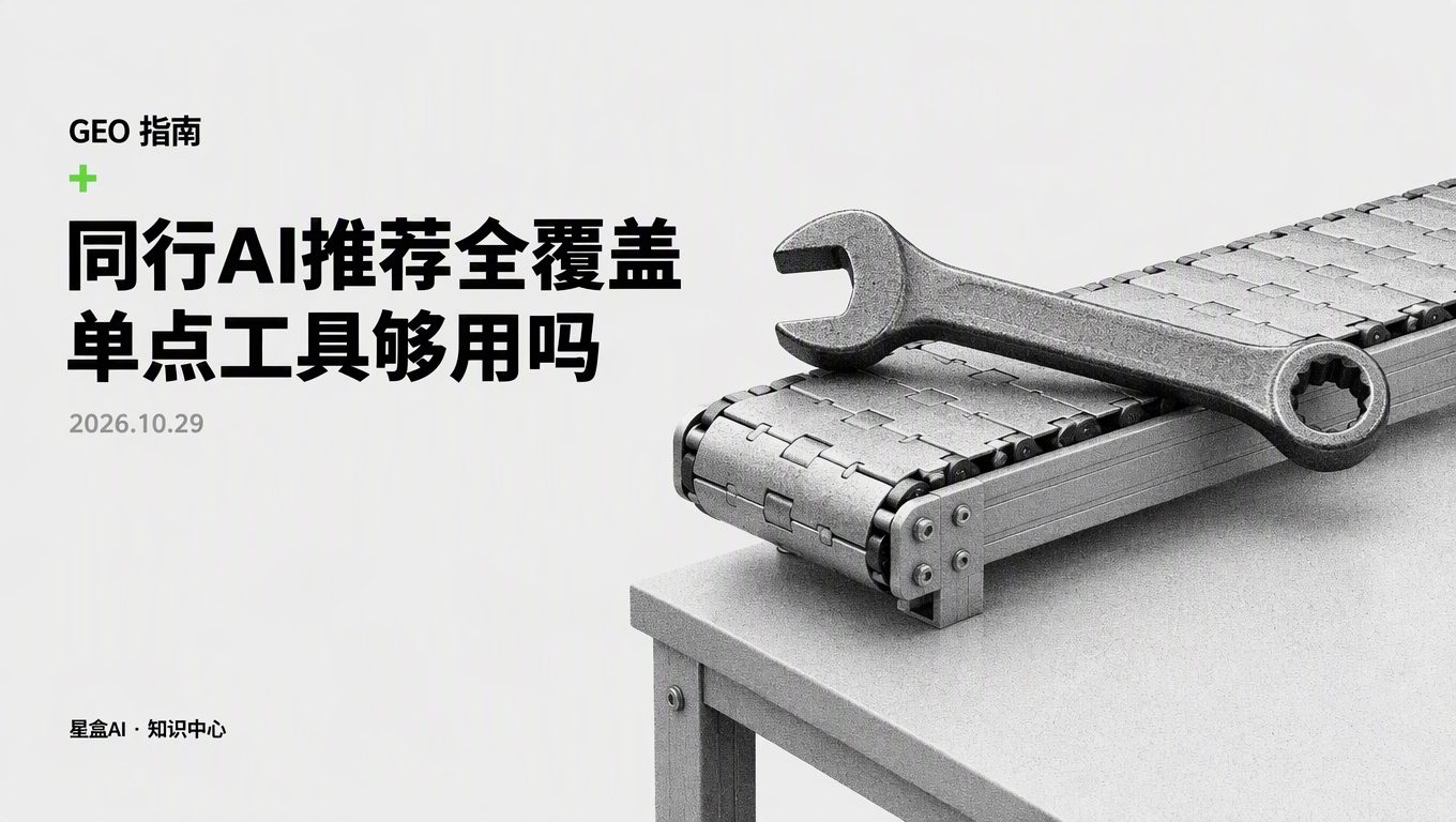 同行AI推薦全覆蓋,企業只買單點AI推廣組合方案夠用嗎?