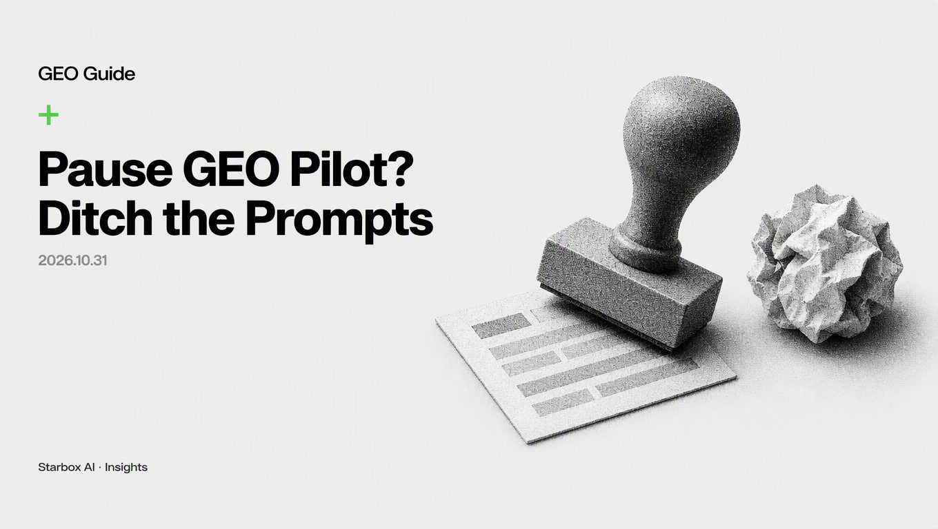 Should You Pause Your GEO Pilot If Your Team Fails at Prompts?