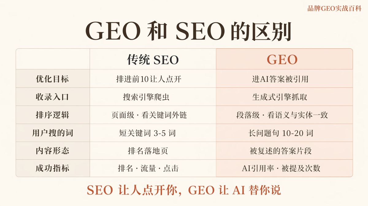 GEO是什么意思?从搜索排名到AI引用