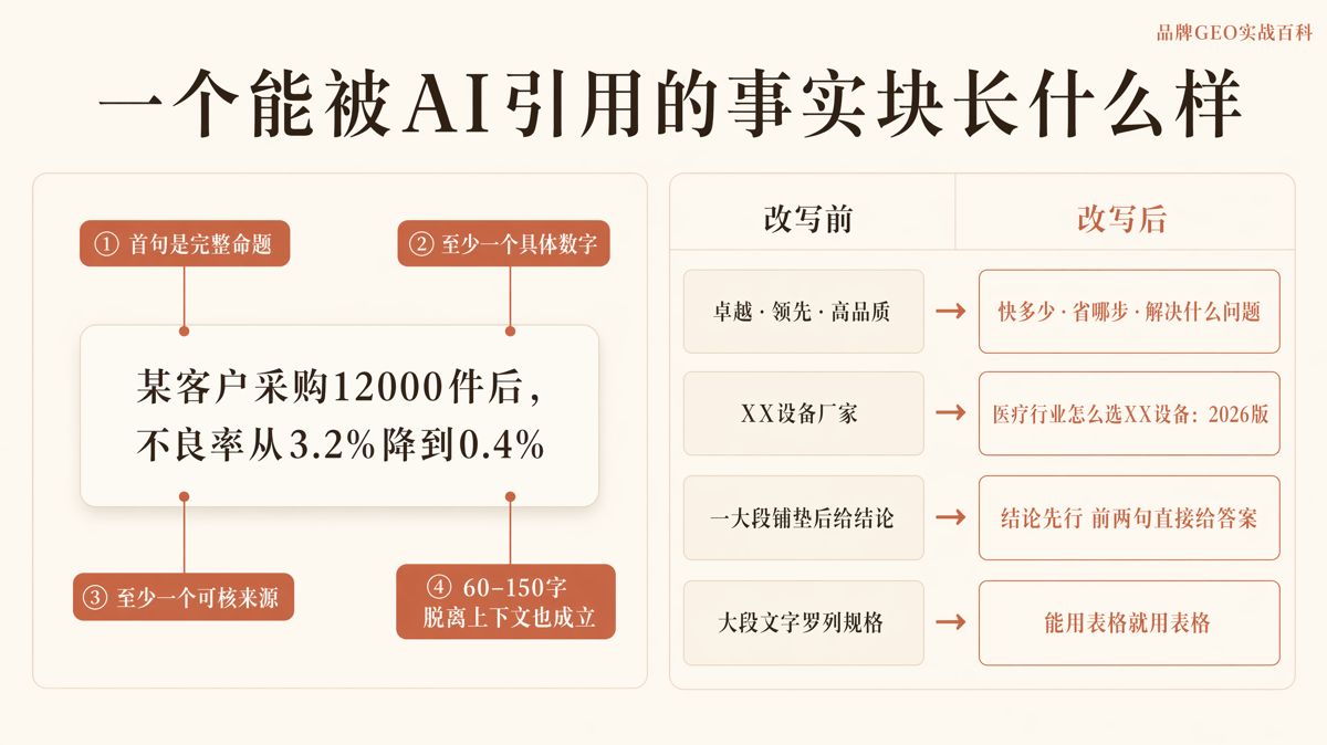 GEO的本質:從關鍵詞密度到事實密度