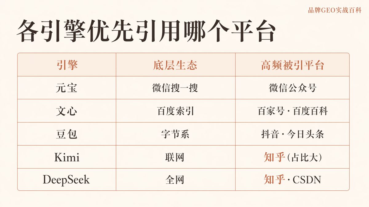 六億生成式AI用戶,四大AI搜尋引擎引用誰