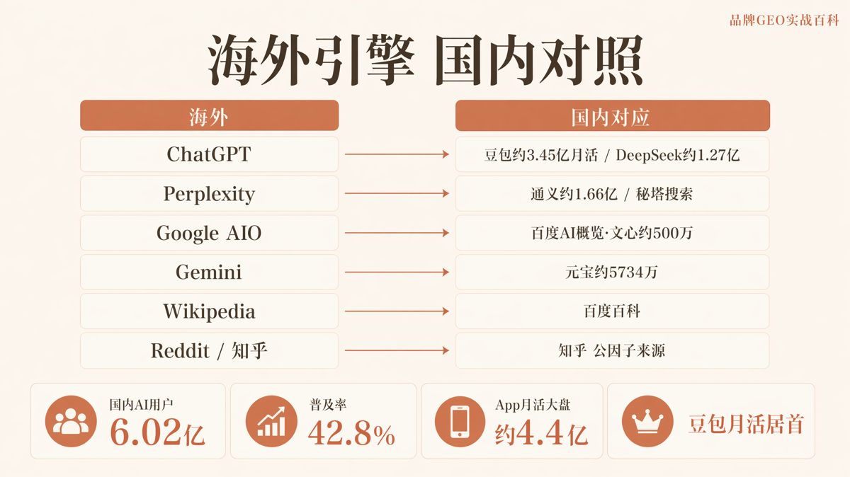 海外AI搜尋三家主導,國內怎麼對照