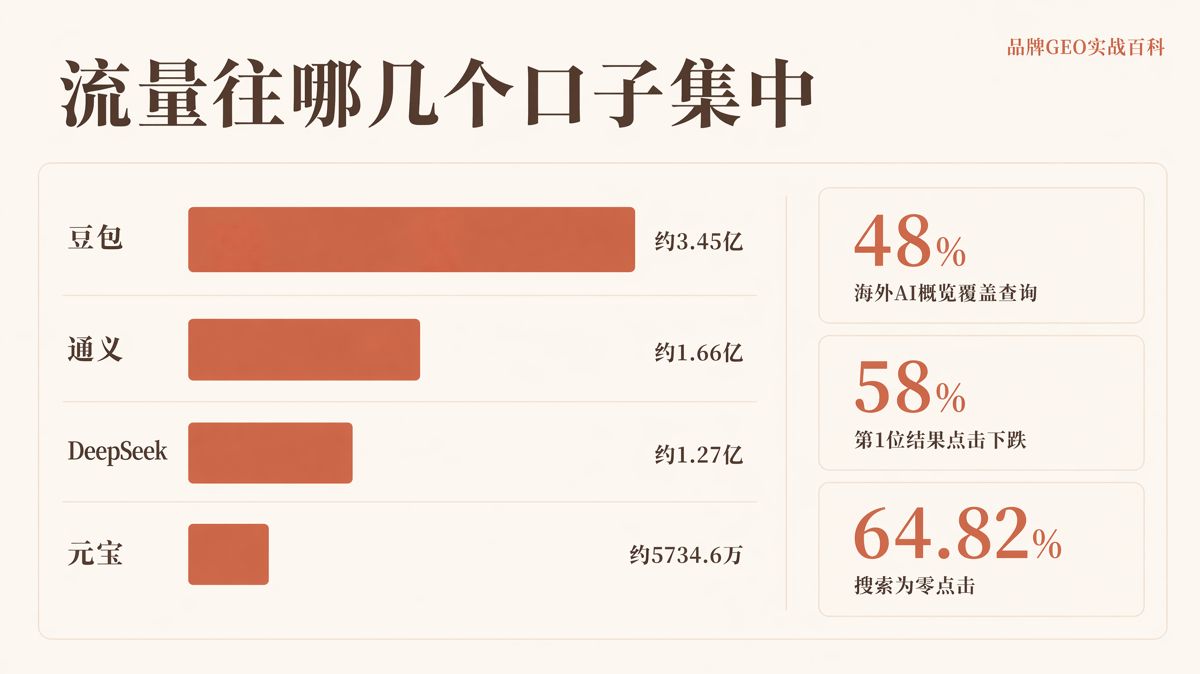 AI搜尋切走了多少流量?一組數據看清