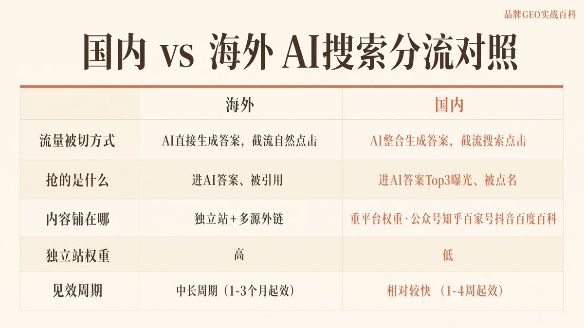 AI搜尋切走了多少流量?一組數據看清
