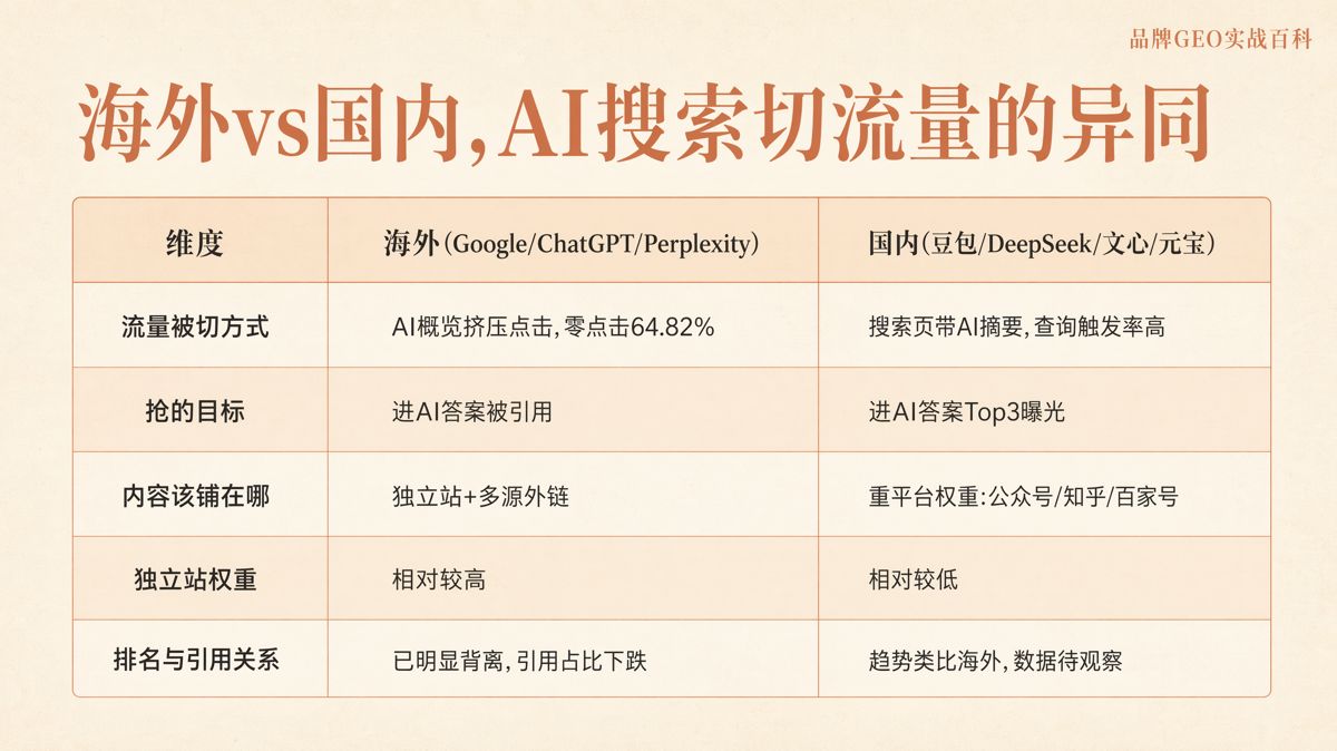 海外AI搜索切走了多少流量?