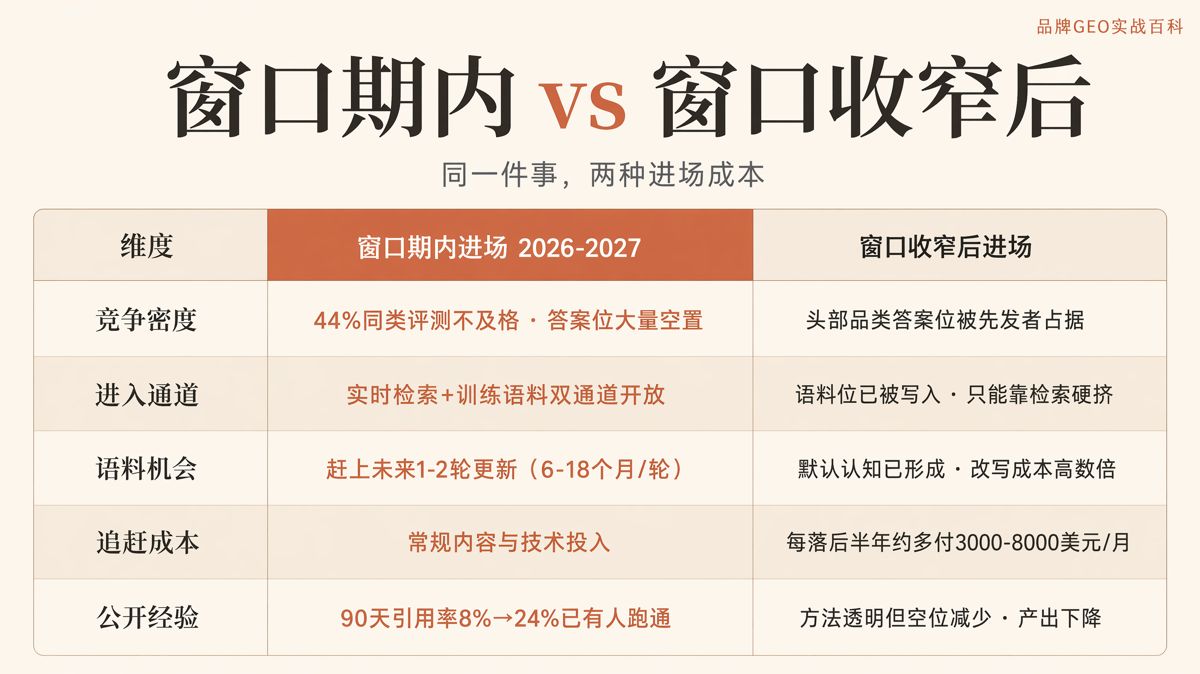 海外GEO的窗口期還有多久?