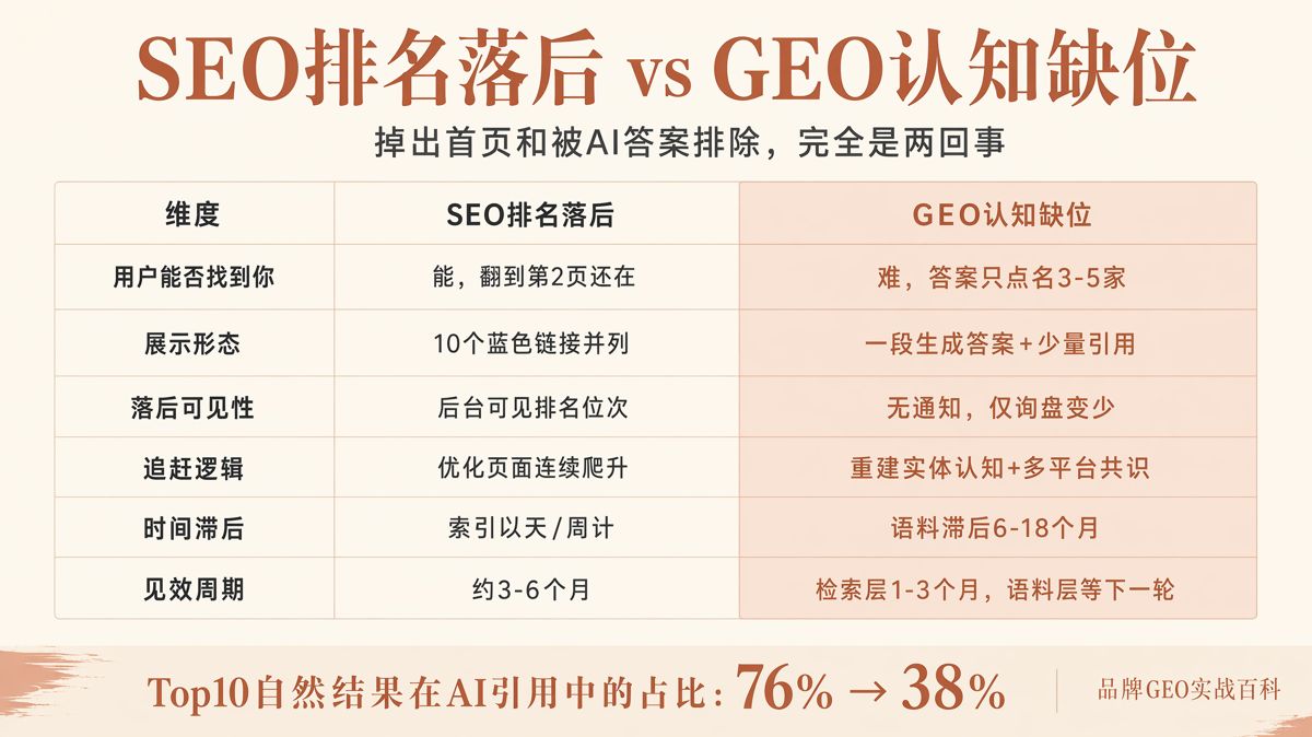 不做GEO的代價:AI答案裏沒有你