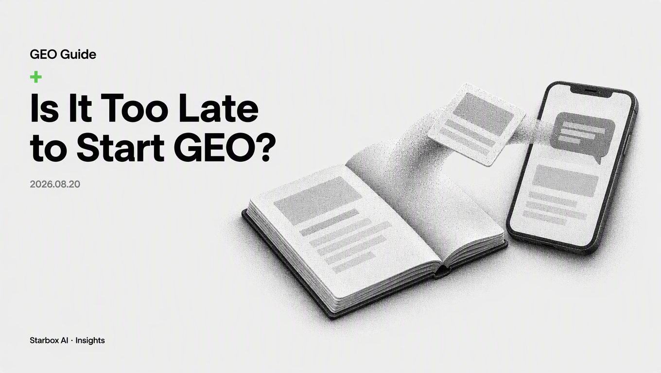 Is It Too Late to Start Generative Engine Optimization (GEO)?