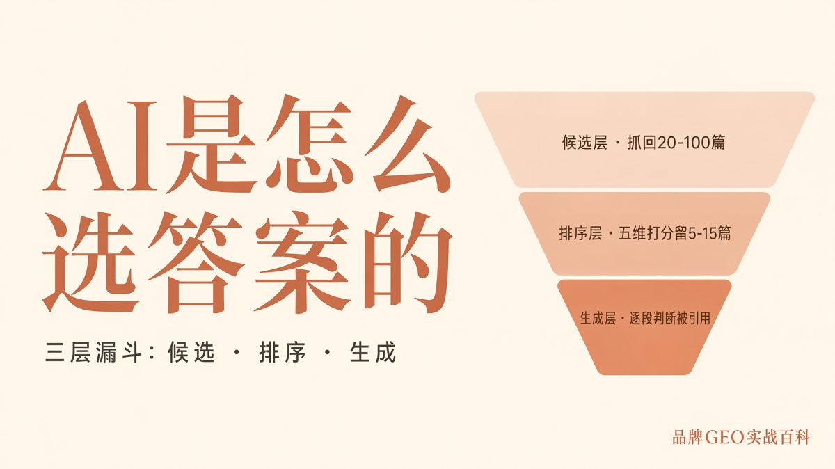 AI是怎麼選答案的：三層篩選詳解